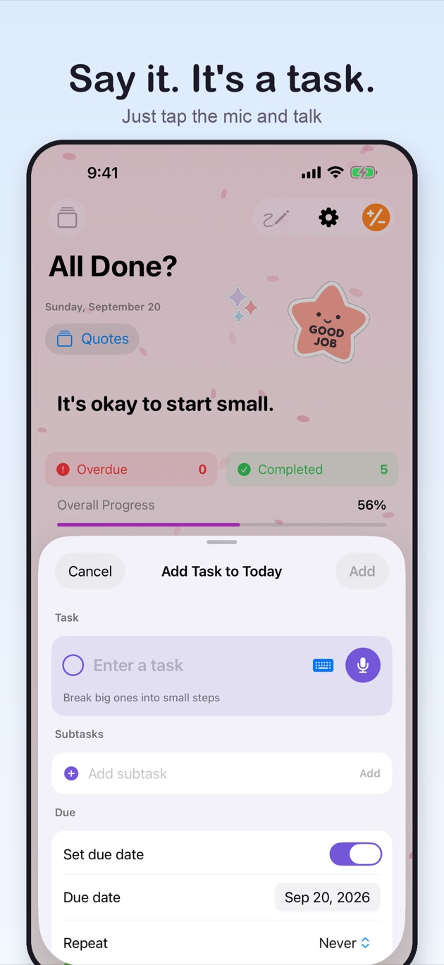 App screen 6